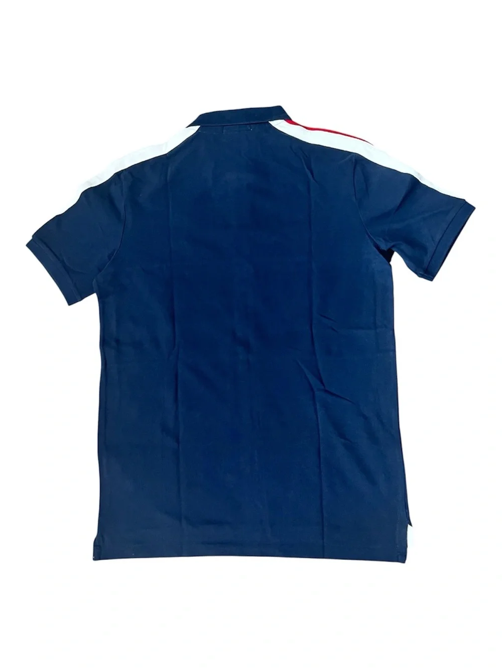 Polo by Ralph Lauren Navy, White & Red Colorblock Polo